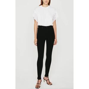 NWT - AG Mila Super High-Rise Skinny Jeans Black Size 24